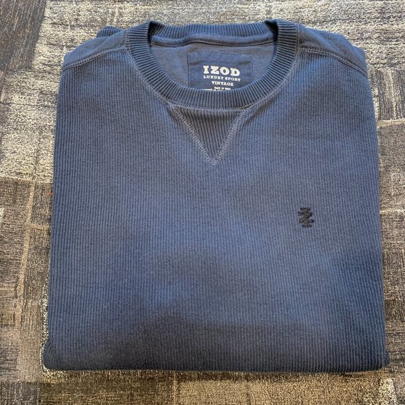 MENS IZOD LUXURY SPORT VINTAGE SHIRT L/G - Picture 1 of 6
